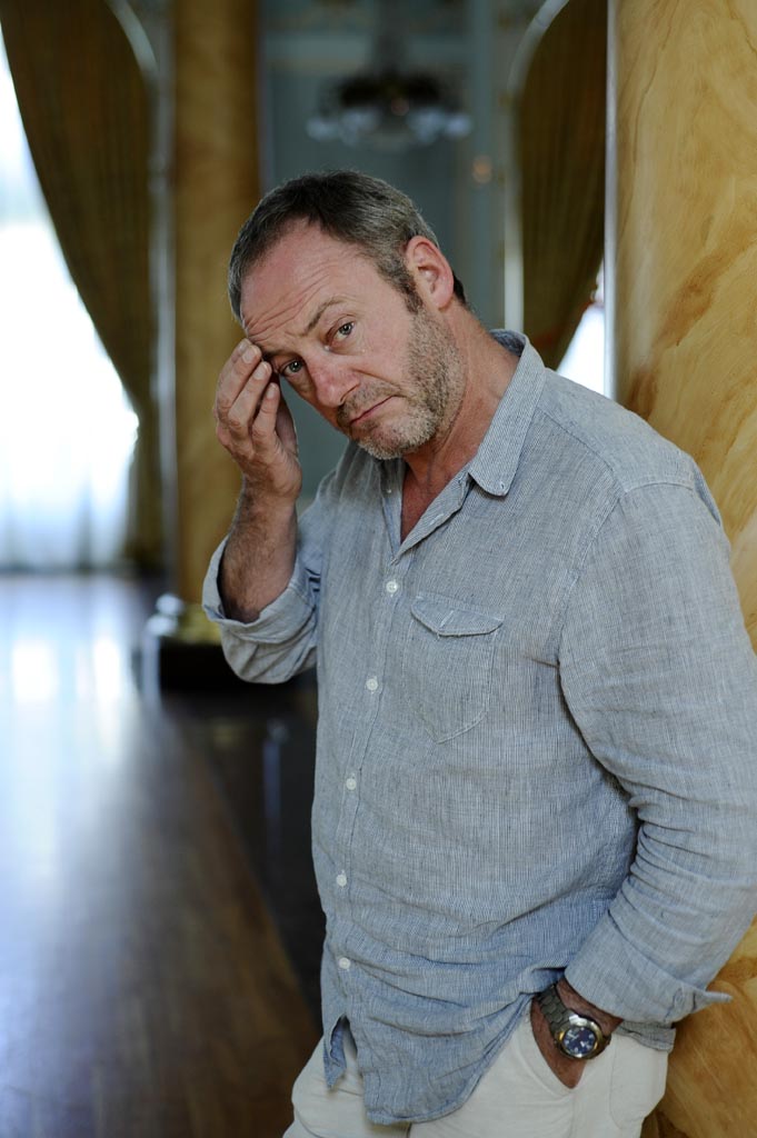 09/23/2009. 56th San Sebastian Film Festival. Close up of English actor Liam Cunningham.