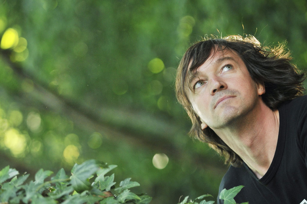 07/22/2008. 33rd Paleo Festival de Nyon. Music Festival. Close up of French singer Cali.