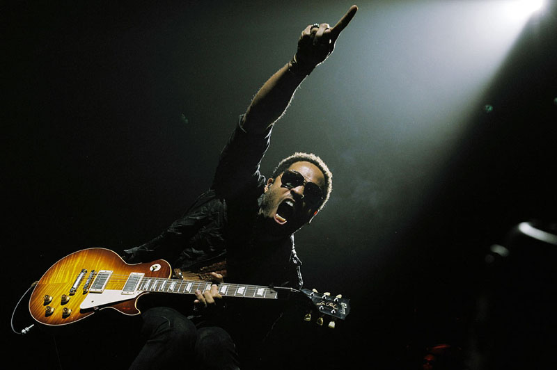 US singer Lenny Kravitz performing live
Lenny Kravitz
 performing Live
US singer Britney Spears
 performing live.